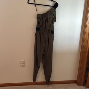 Anthropologie, Green jumpsuit